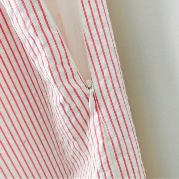 J.Crew One Shoulder Ruffle Seersucker Dress - Picture 10 of 15